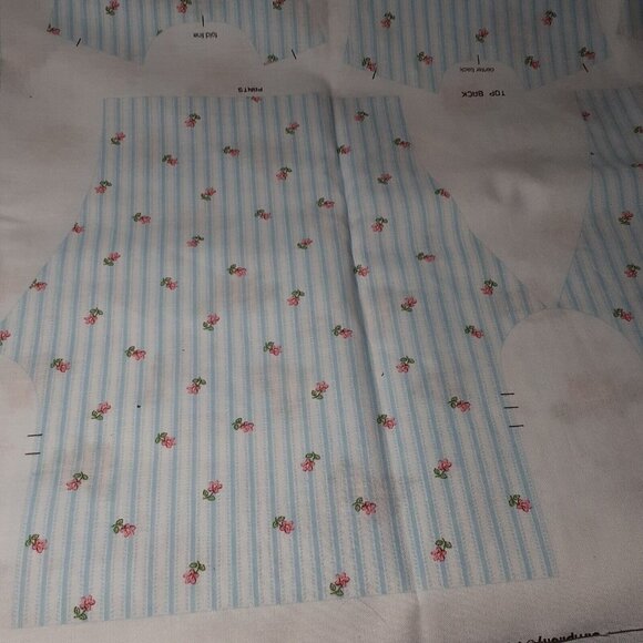 VTG Cotton Sewing Panel 18" Doll Complete Outfit Simplicity Sleepover 1998 - Picture 5 of 7